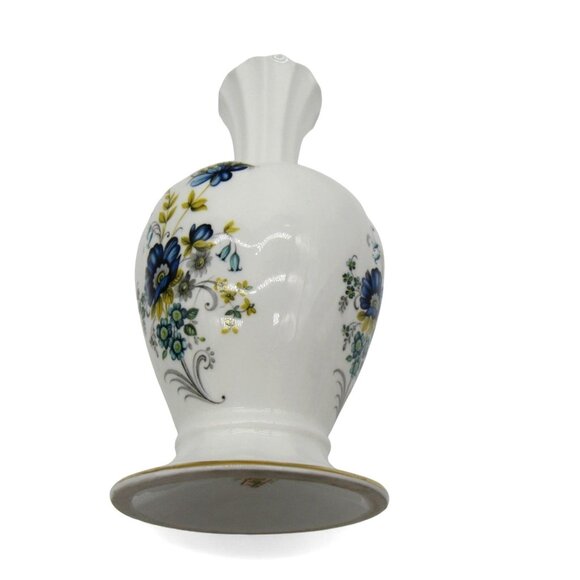 ROYAL TARA Ireland Blue Flowers Floral Small Vase Vintage 8" - Picture 5 of 12